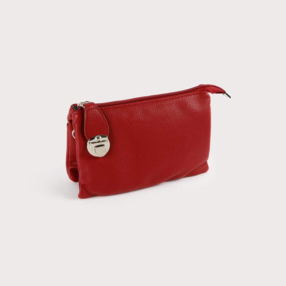 Amanda Crossbody Deep Red