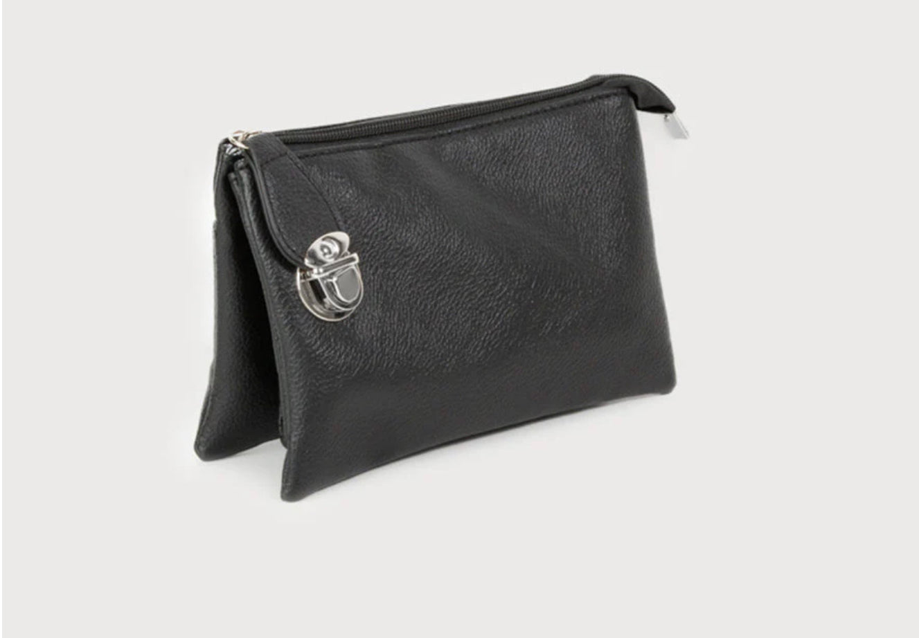 Amanda Crossbody Black w/Silver