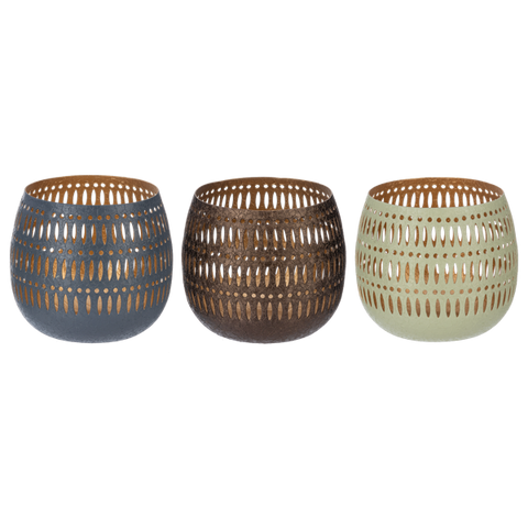 Metallic Candle Holder