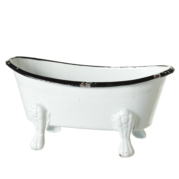 Enamel Bathtub Soap Dish