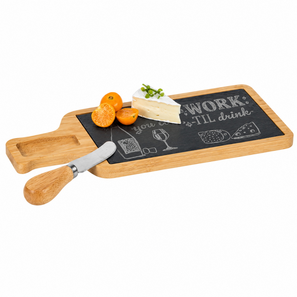 Bamboo Cheeseboard Set