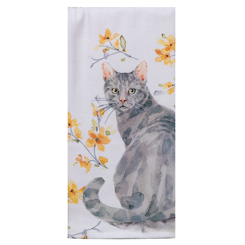 Sweet Home Cat Dual Purpose Tea Towel