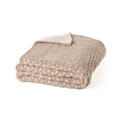 Augustine Chenille Throw Natural