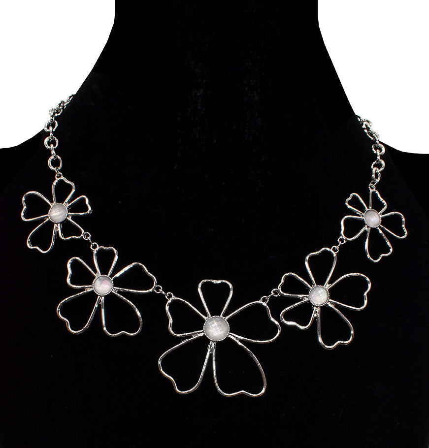Modern Flower Necklace