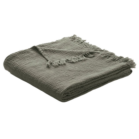 Muslin Pillow And Throw Collection - 7 Colours