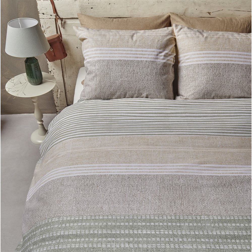 Sunflower Striped Duvet Cover Set