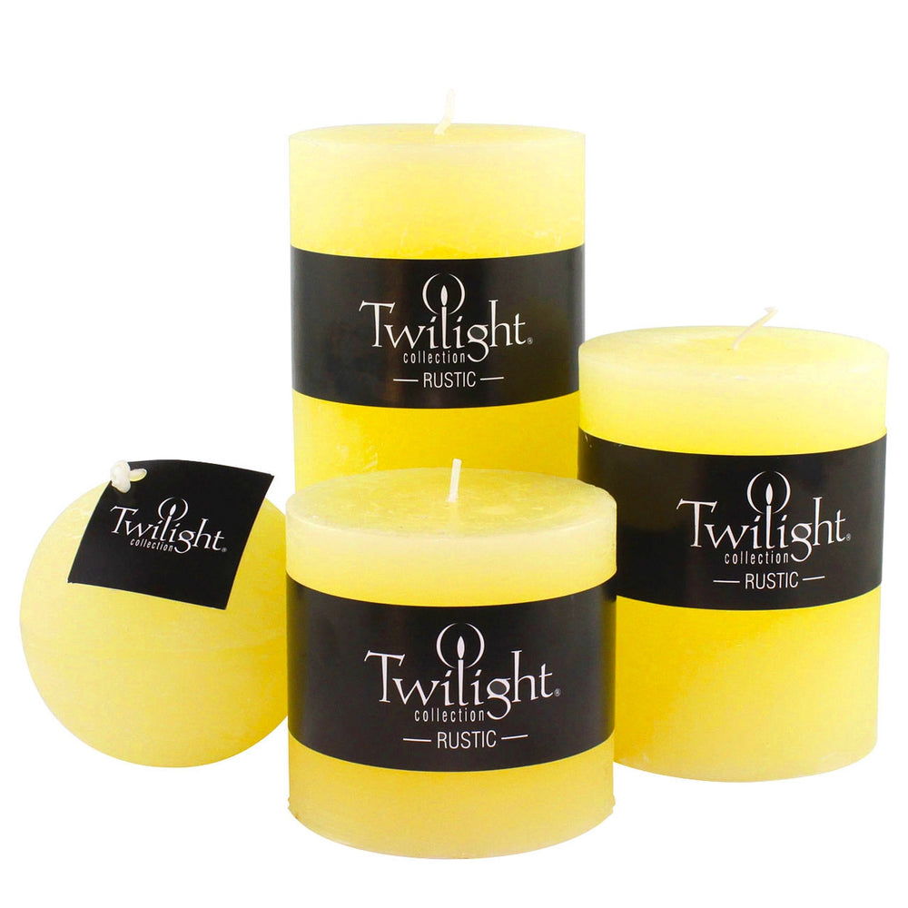 Twilight Rustic Candles Lemon