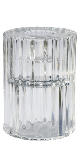 Rillo Glass Candle Holder