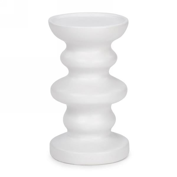 White Pillar Holder