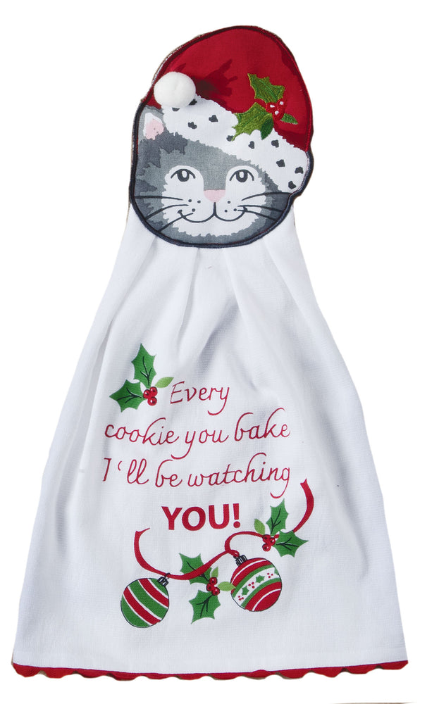 Meowie Christmas Tea Towel