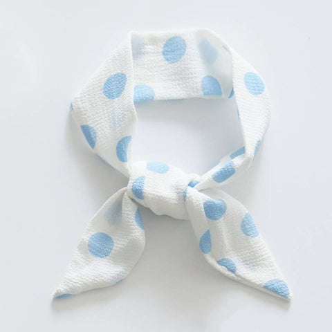 Polka Dot Multifunction Hair/Neck/ Purse Scarf