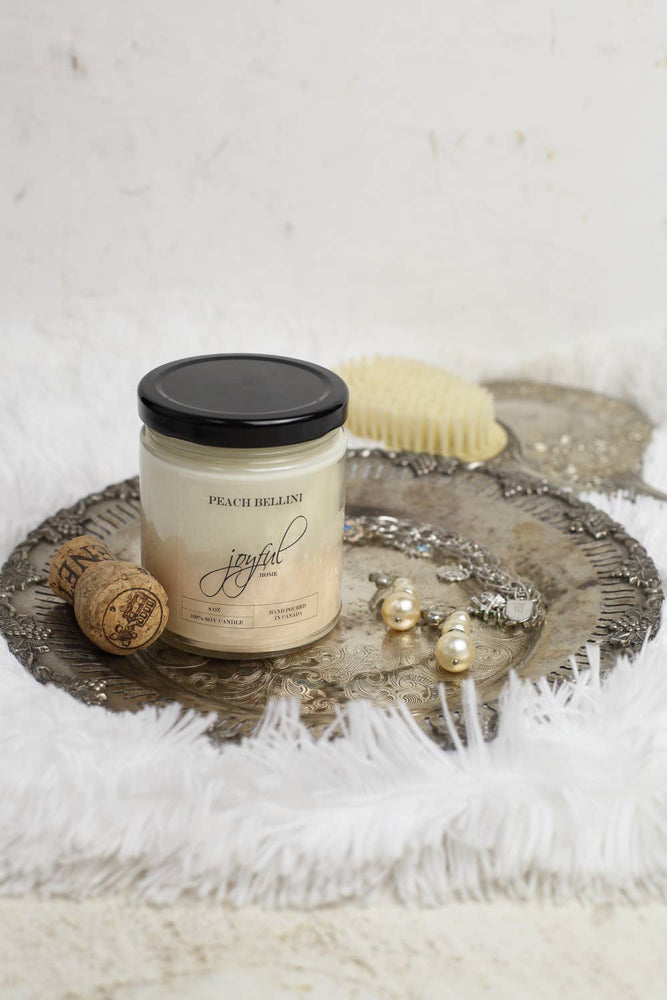 Peach Bellini Soy Candle