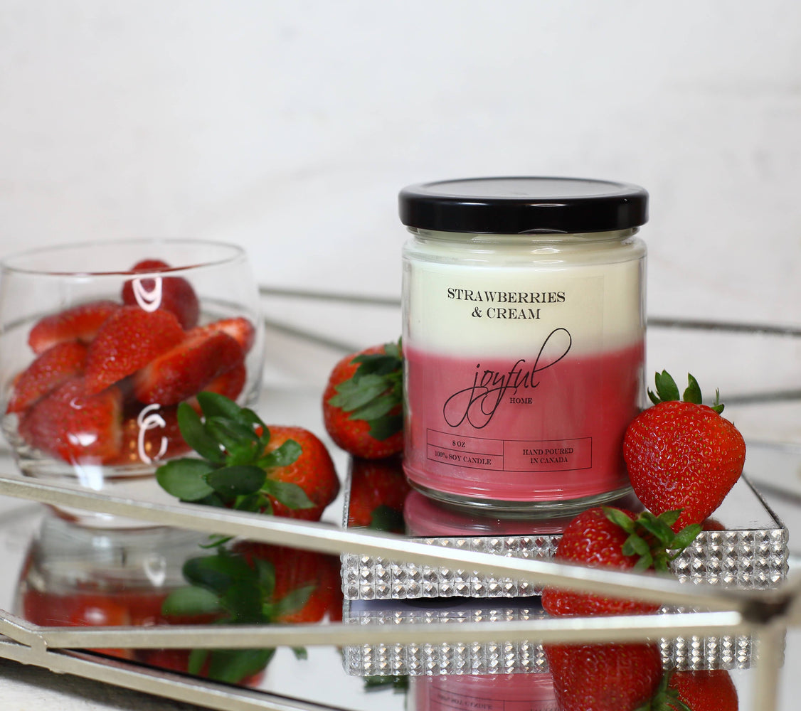 Strawberries & Cream Soy Candle