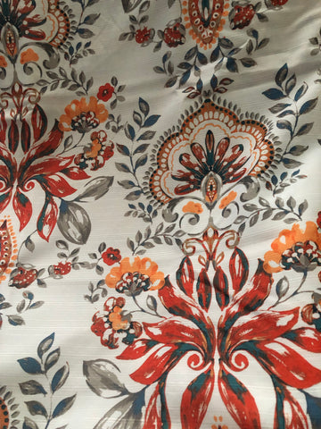 Leaf Motif Shower Curtain