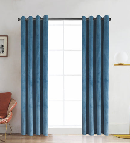 Regency Royal Velvet Drapery Pair