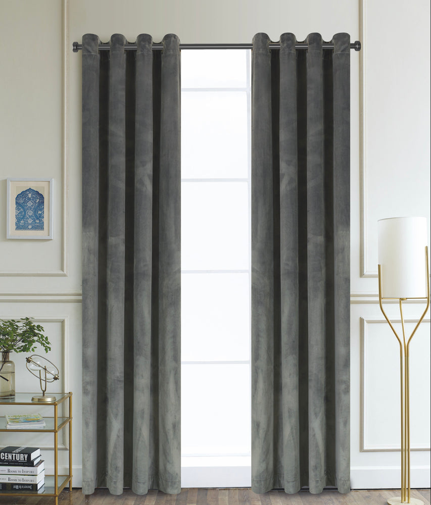 Regency Royal Velvet Drapery Pair