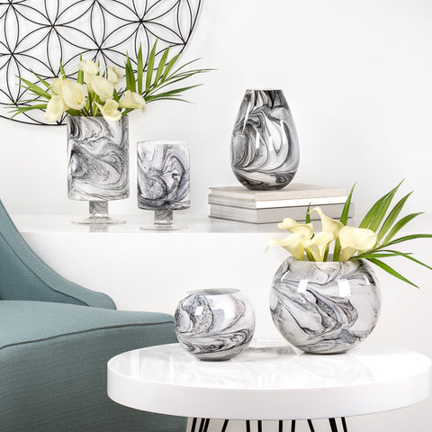 Marble Round Vase