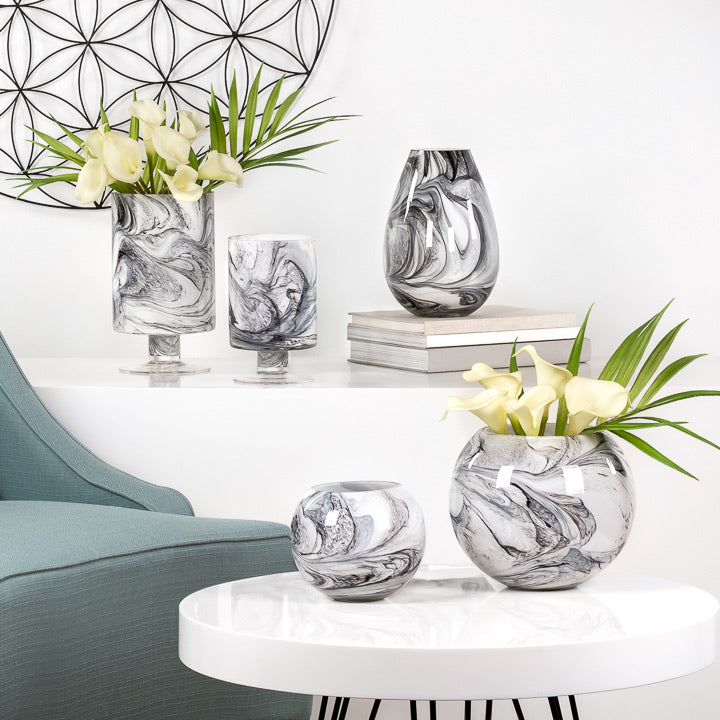 Marble Round Vase