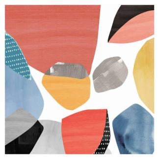 Coloured Stones Canvas