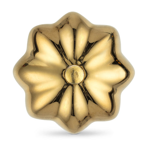 Metallic Finish Gourd Knob